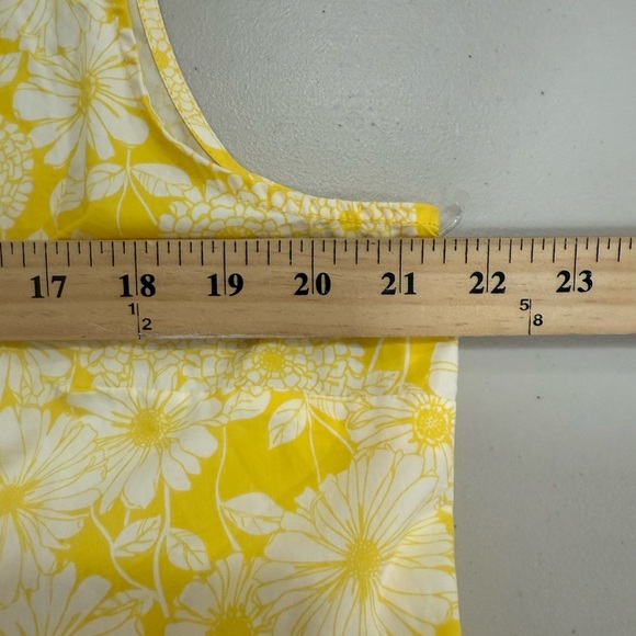 Lisa Marie Fernandez Casual Dress Size XL Women’s Yellow Floral Daisy Pockets - Picture 7 of 8